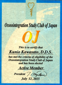 Osseointegration Study Club of Japan